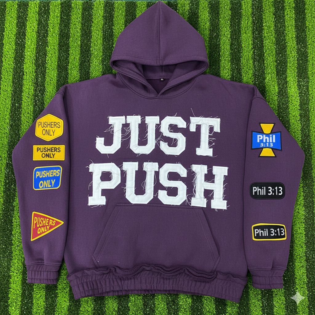 Just Push Phil 3:13 Patch Jacket