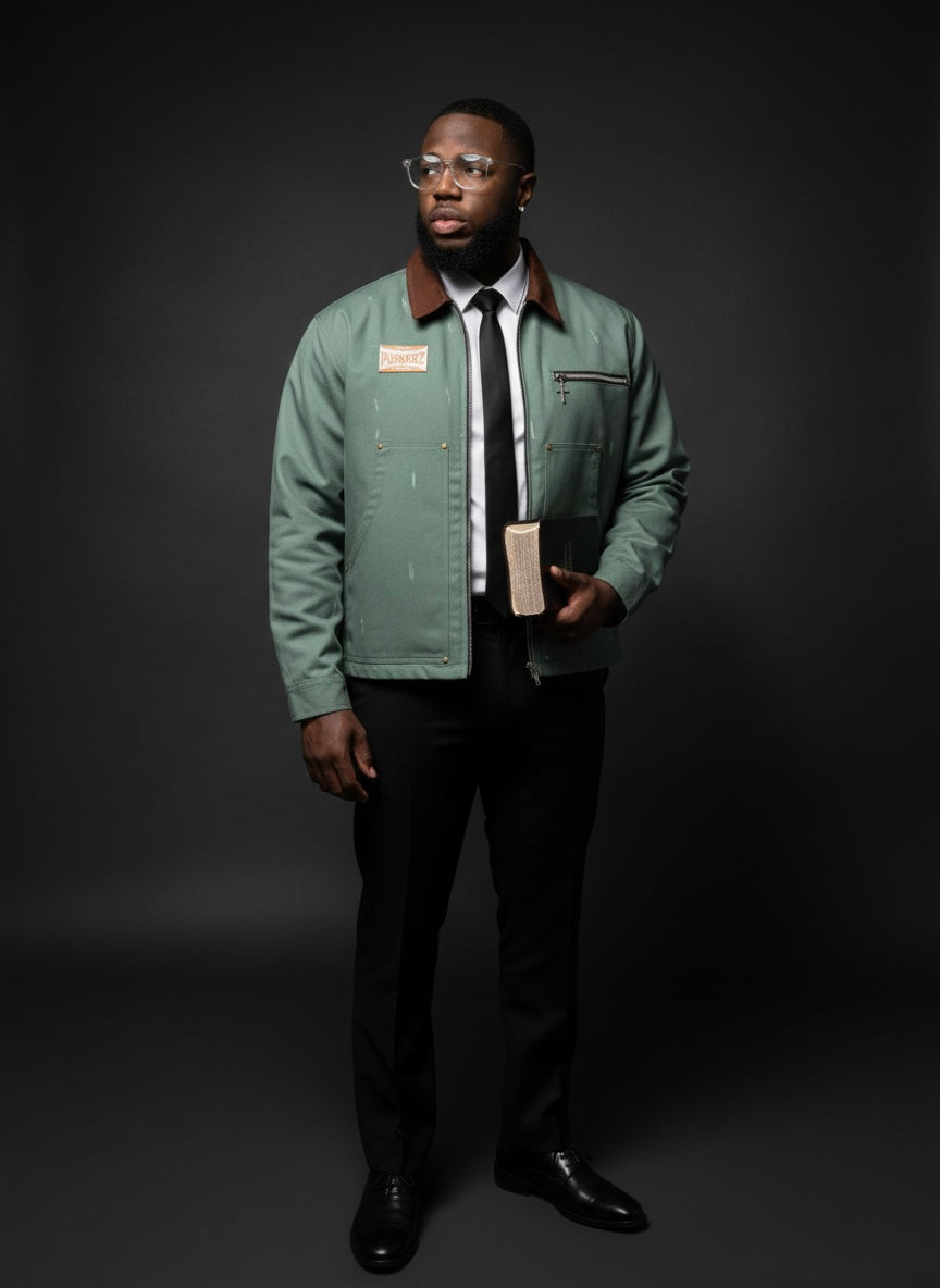 Just Push “Phil 3:13” Distressed Worship Jacket