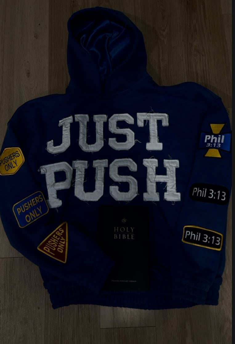 Just Push Phil 3:13 Patch Jacket