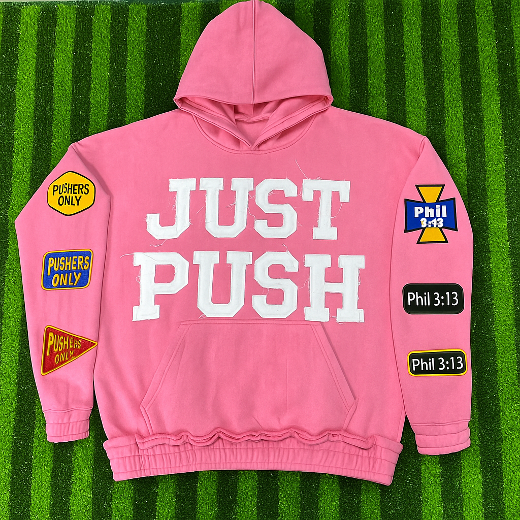Just Push Phil 3:13 Patch Jacket