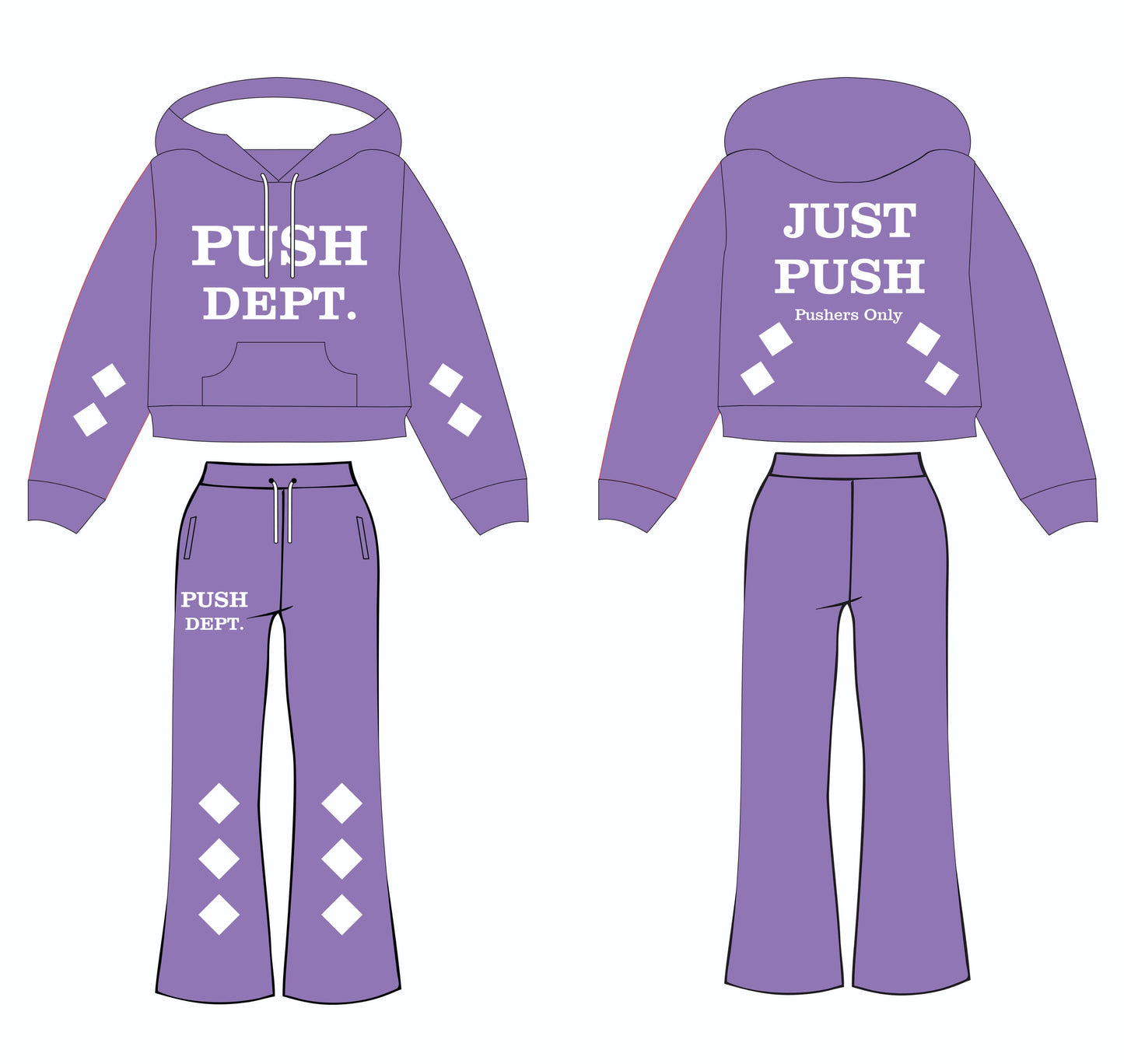 PUSH DEPT. Flare Set (Unisex)